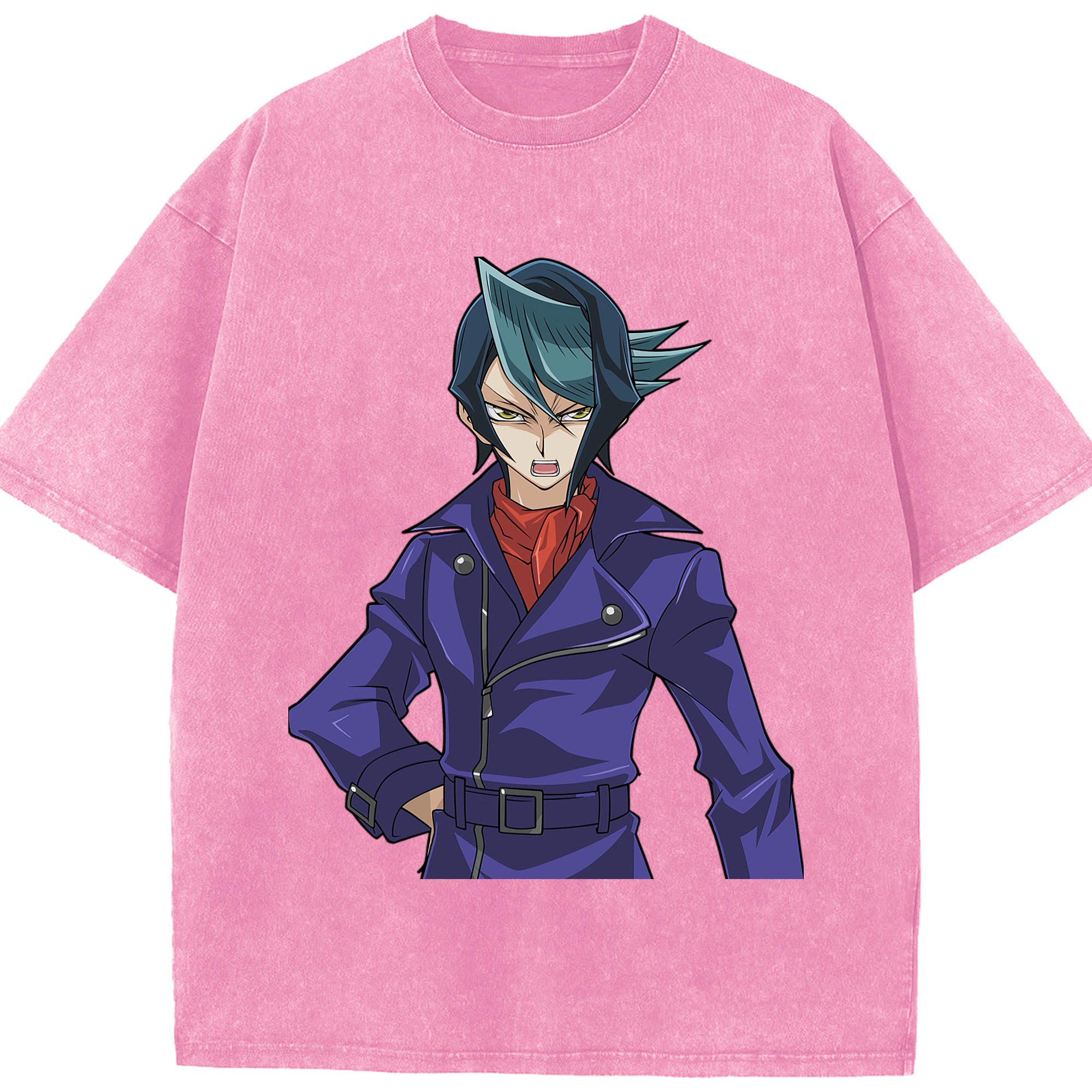 （画像用） 遊☆戯☆王 Yu-Gi-Oh! 綿100% ヴィンテージ風 半袖Tシャツ（フロントプリント）